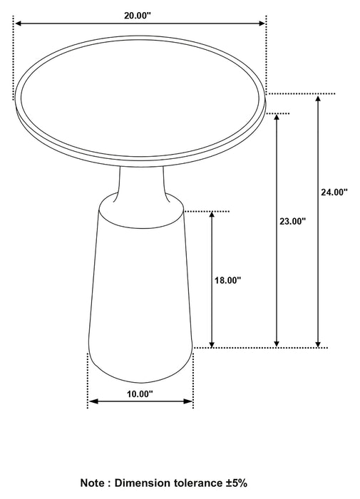 Ixia Side Table - Home Furniture And More (Brentwood, MD)
