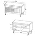 Brixton Storage Bench - Home Furniture And More (Brentwood, MD)