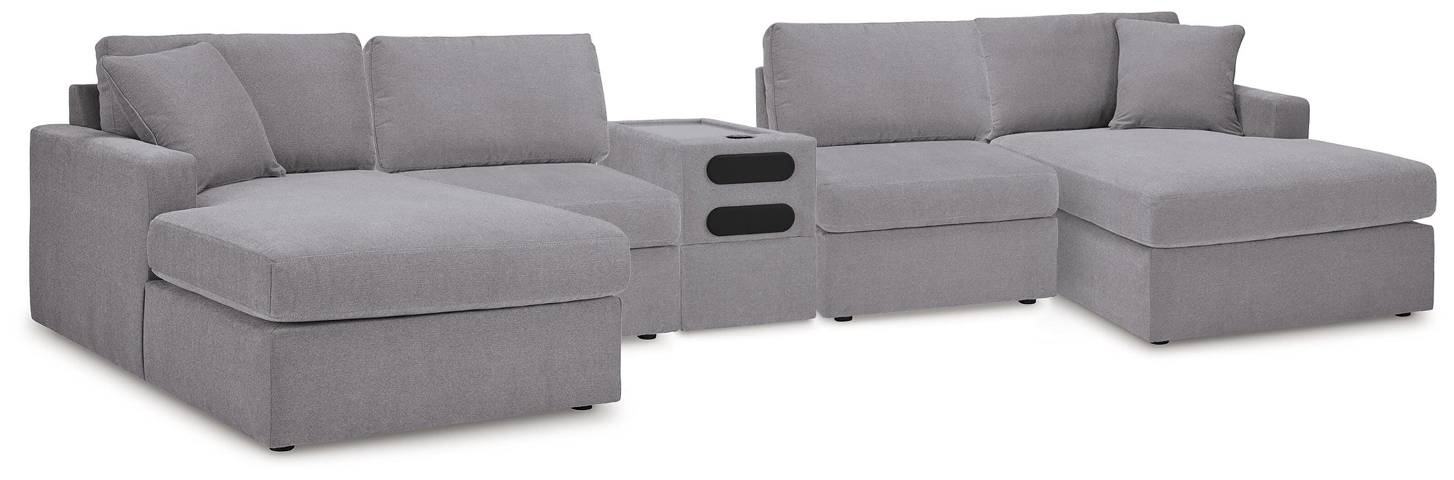 Modmax 5 Piece Sectional with Audio Console - Home Furniture And More (Brentwood, MD)