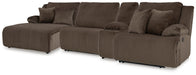 Top Tier Reclining Sectional with Chaise - Home Furniture And More (Brentwood, MD)