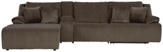 Top Tier Reclining Sectional with Chaise - Home Furniture And More (Brentwood, MD)