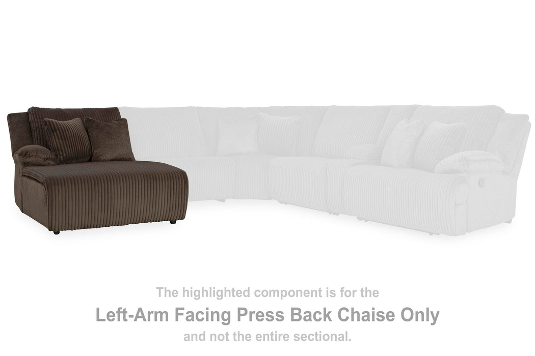 Top Tier Reclining Sectional Sofa with Chaise - Home Furniture And More (Brentwood, MD)