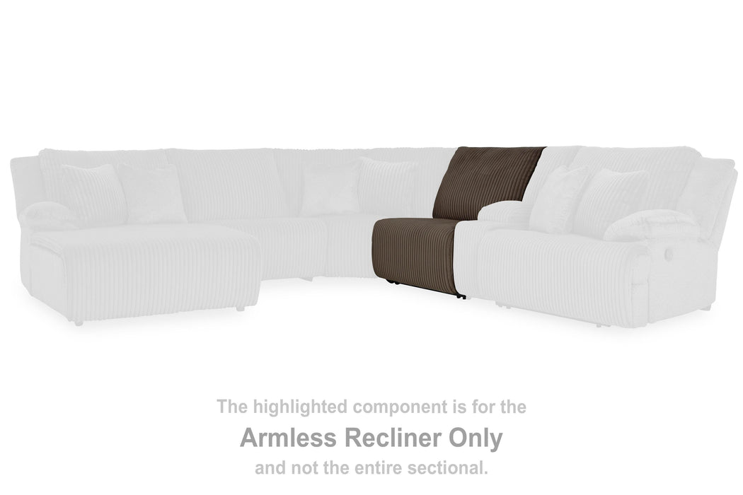 Top Tier Reclining Sectional with Chaise - Home Furniture And More (Brentwood, MD)