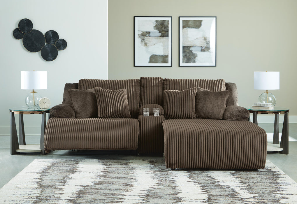 Top Tier Reclining Sectional Sofa with Chaise - Home Furniture And More (Brentwood, MD)