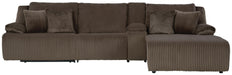 Top Tier Reclining Sectional with Chaise - Home Furniture And More (Brentwood, MD)