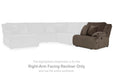 Top Tier Reclining Sectional Sofa with Chaise - Home Furniture And More (Brentwood, MD)