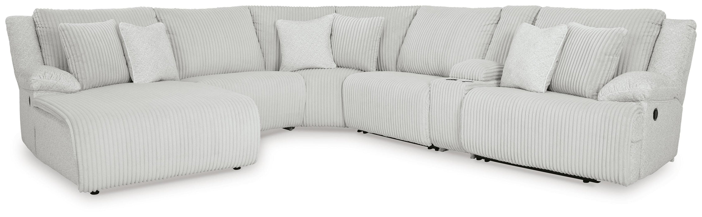 Top Tier Reclining Sectional with Chaise - Home Furniture And More (Brentwood, MD)