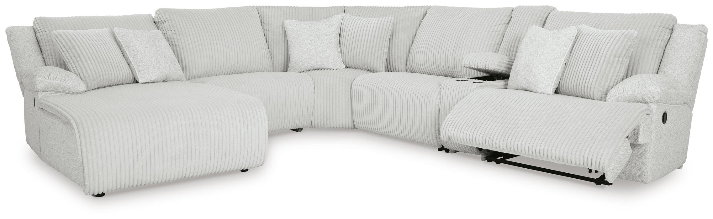 Top Tier Reclining Sectional with Chaise - Home Furniture And More (Brentwood, MD)