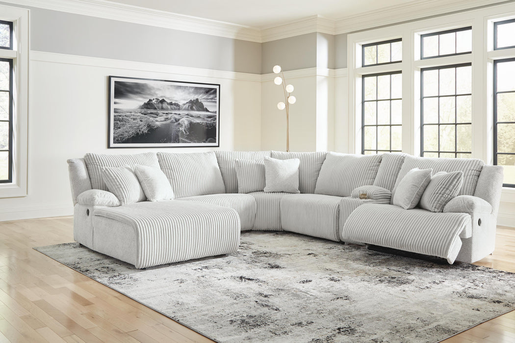 Top Tier Reclining Sectional with Chaise - Home Furniture And More (Brentwood, MD)