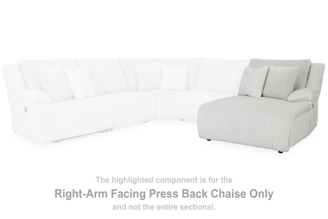 Top Tier Reclining Sectional Sofa with Chaise - Home Furniture And More (Brentwood, MD)