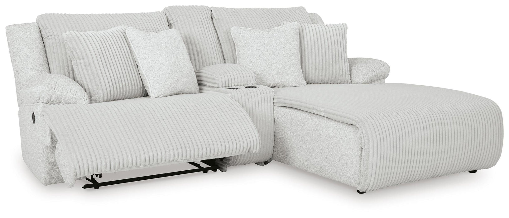 Top Tier Reclining Sectional Sofa with Chaise - Home Furniture And More (Brentwood, MD)