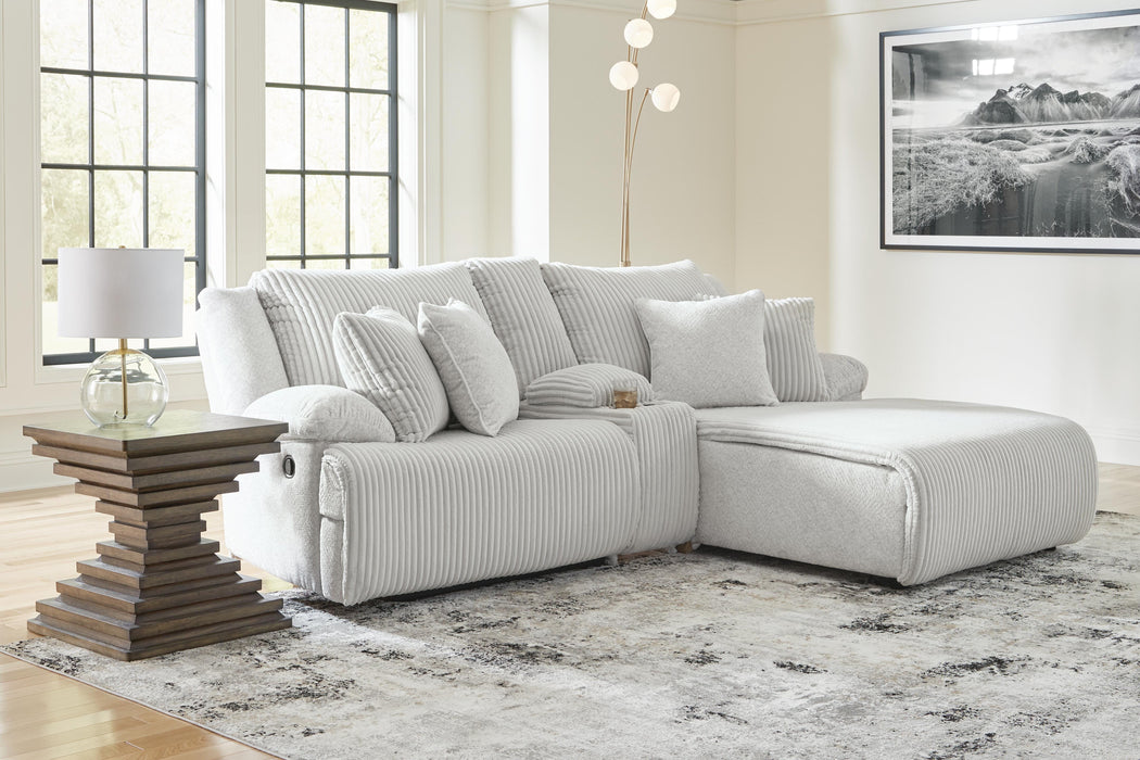 Top Tier Reclining Sectional Sofa with Chaise - Home Furniture And More (Brentwood, MD)