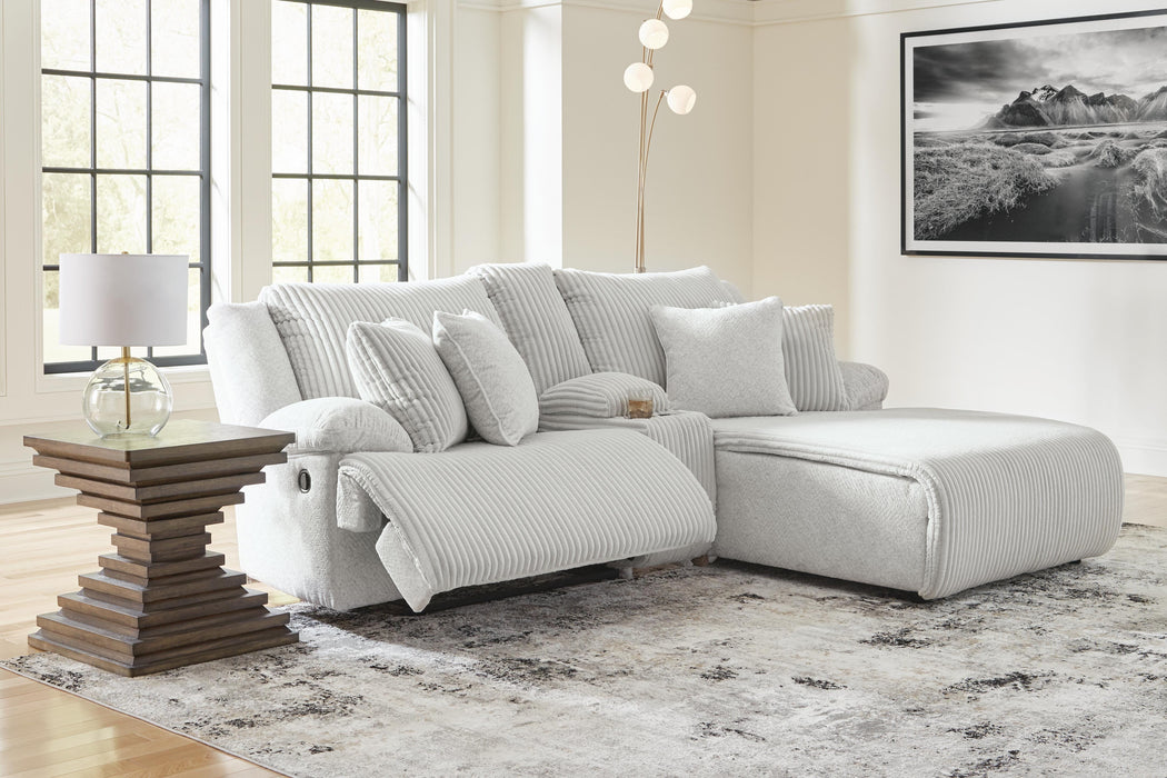Top Tier Reclining Sectional Sofa with Chaise - Home Furniture And More (Brentwood, MD)