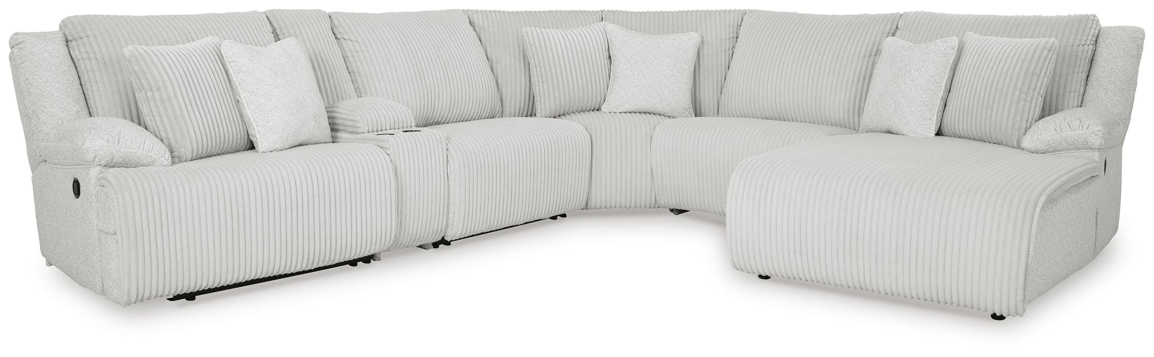 Top Tier Reclining Sectional with Chaise - Home Furniture And More (Brentwood, MD)