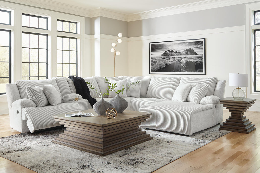 Top Tier Reclining Sectional with Chaise - Home Furniture And More (Brentwood, MD)