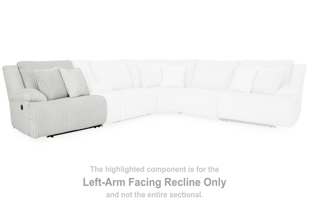 Top Tier Reclining Sectional Sofa with Chaise - Home Furniture And More (Brentwood, MD)