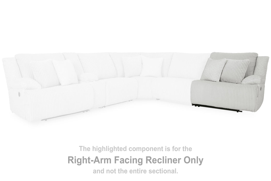 Top Tier Reclining Sectional with Chaise - Home Furniture And More (Brentwood, MD)