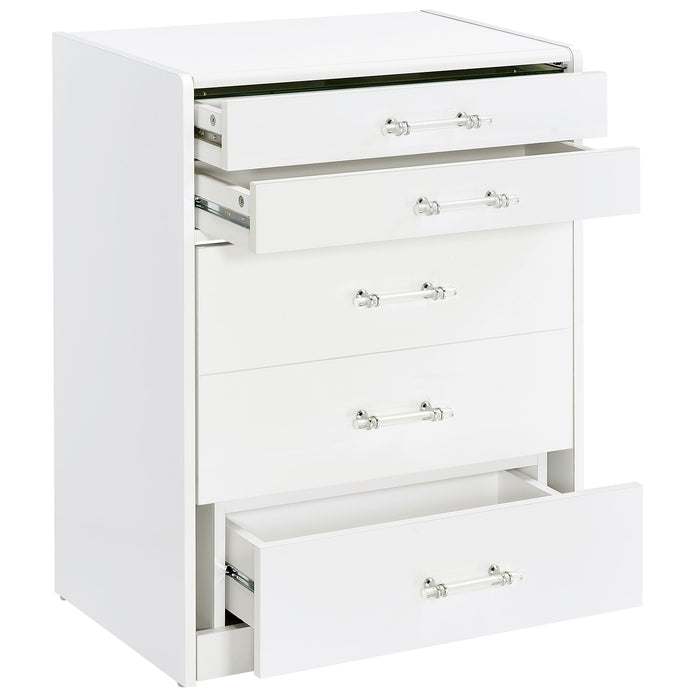 Danbury Makeup Vanity Table with LED Mirror and Stool - Home Furniture And More (Brentwood, MD)