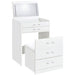 Danbury Makeup Vanity Table with LED Mirror and Stool - Home Furniture And More (Brentwood, MD)