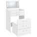 Danbury Makeup Vanity Table with LED Mirror and Stool - Home Furniture And More (Brentwood, MD)