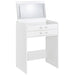 Danbury Makeup Vanity Table with LED Mirror and Stool - Home Furniture And More (Brentwood, MD)