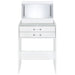 Danbury Makeup Vanity Table with LED Mirror and Stool - Home Furniture And More (Brentwood, MD)