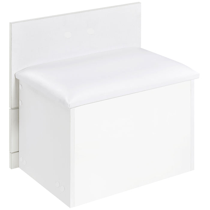 Danbury Makeup Vanity Table with LED Mirror and Stool - Home Furniture And More (Brentwood, MD)