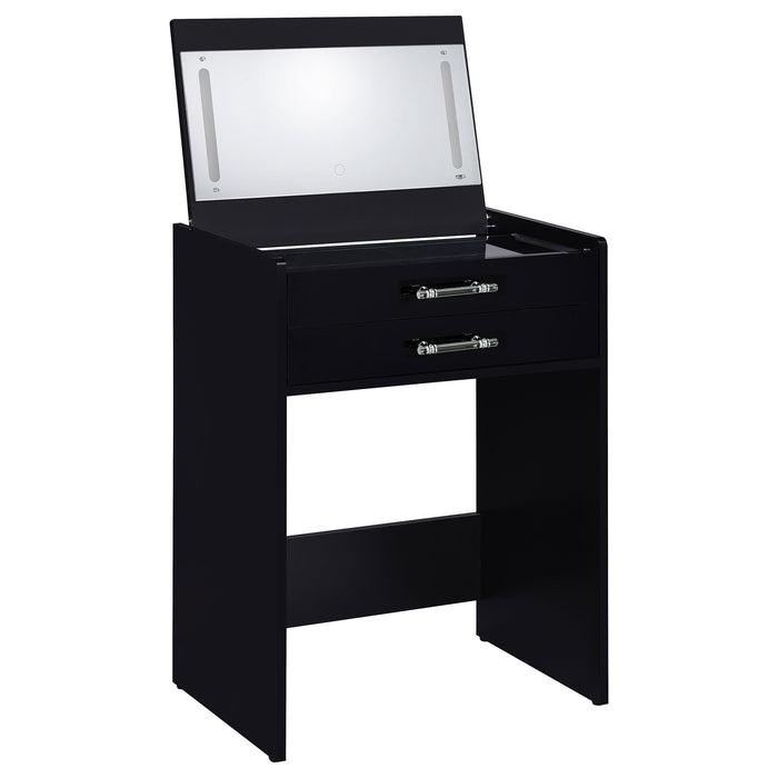 Danbury Makeup Vanity Table with LED Mirror and Stool - Home Furniture And More (Brentwood, MD)