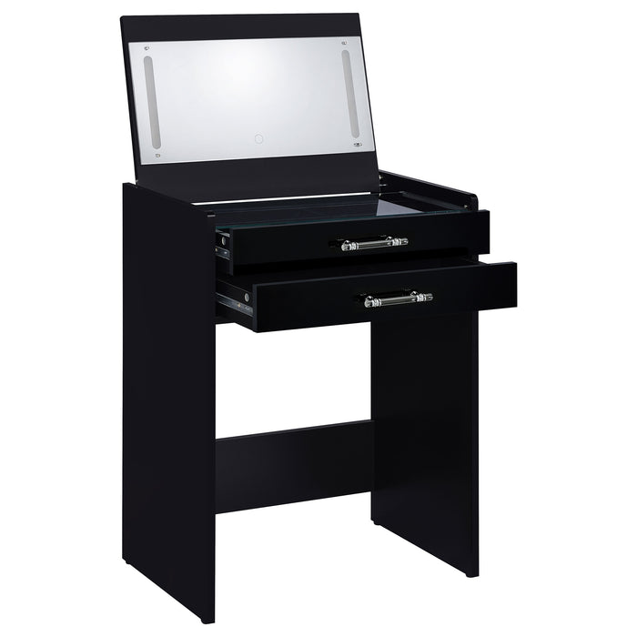 Danbury Makeup Vanity Table with LED Mirror and Stool - Home Furniture And More (Brentwood, MD)
