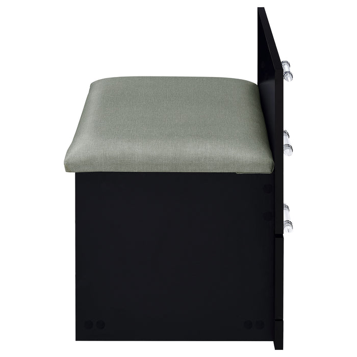 Danbury Makeup Vanity Table with LED Mirror and Stool - Home Furniture And More (Brentwood, MD)