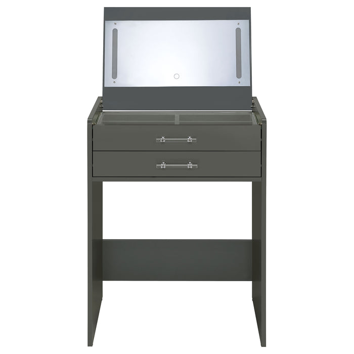 Danbury Makeup Vanity Table with LED Mirror and Stool - Home Furniture And More (Brentwood, MD)