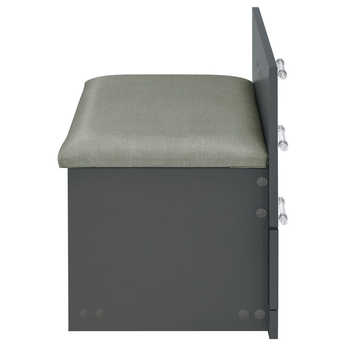 Danbury Makeup Vanity Table with LED Mirror and Stool - Home Furniture And More (Brentwood, MD)