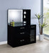 Flora Makeup Vanity Table with LED Mirror and Stool - Home Furniture And More (Brentwood, MD)