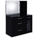 Flora Makeup Vanity Table with LED Mirror and Stool - Home Furniture And More (Brentwood, MD)