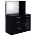 Flora Makeup Vanity Table with LED Mirror and Stool - Home Furniture And More (Brentwood, MD)