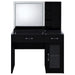 Flora Makeup Vanity Table with LED Mirror and Stool - Home Furniture And More (Brentwood, MD)