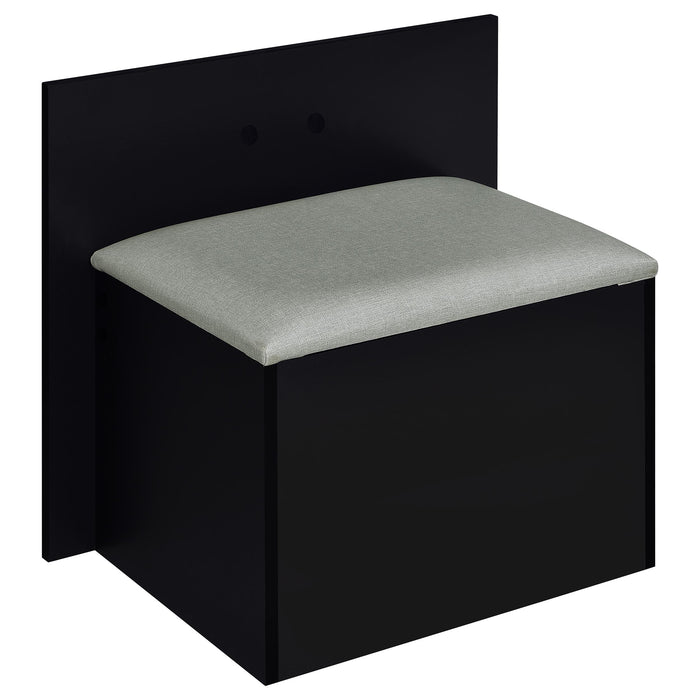 Flora Makeup Vanity Table with LED Mirror and Stool - Home Furniture And More (Brentwood, MD)