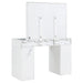 Regina Makeup Vanity Table with LED Mirror and Stool - Home Furniture And More (Brentwood, MD)