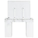 Regina Makeup Vanity Table with LED Mirror and Stool - Home Furniture And More (Brentwood, MD)