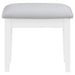 Regina Makeup Vanity Table with LED Mirror and Stool - Home Furniture And More (Brentwood, MD)