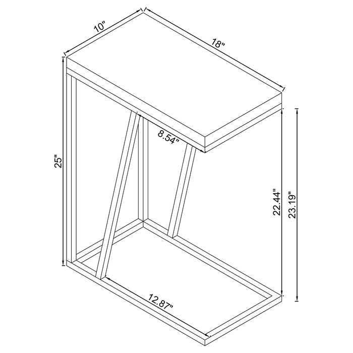 Sergio Side Table - Home Furniture And More (Brentwood, MD)