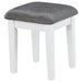 Elijah Makeup Vanity Table with LED Mirror and Stool - Home Furniture And More (Brentwood, MD)