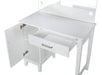 Elijah Makeup Vanity Table with LED Mirror and Stool - Home Furniture And More (Brentwood, MD)