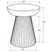 Aureo Side Table - Home Furniture And More (Brentwood, MD)