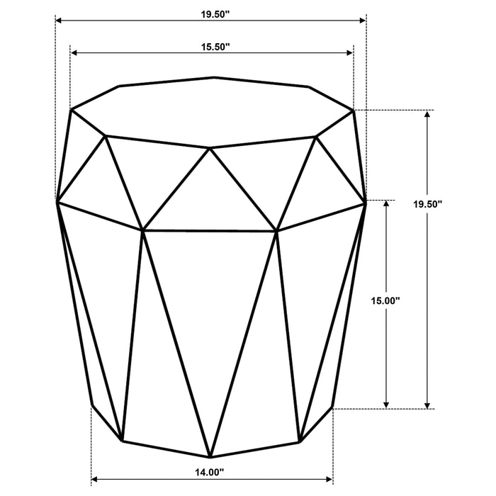 Jacinto Side Table - Home Furniture And More (Brentwood, MD)