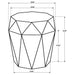 Jacinto Side Table - Home Furniture And More (Brentwood, MD)