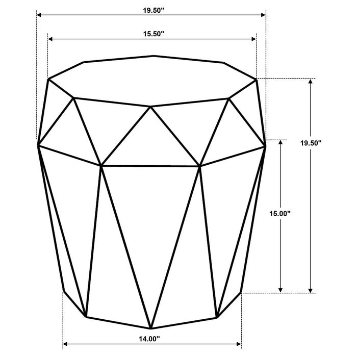 Jacinto Side Table - Home Furniture And More (Brentwood, MD)