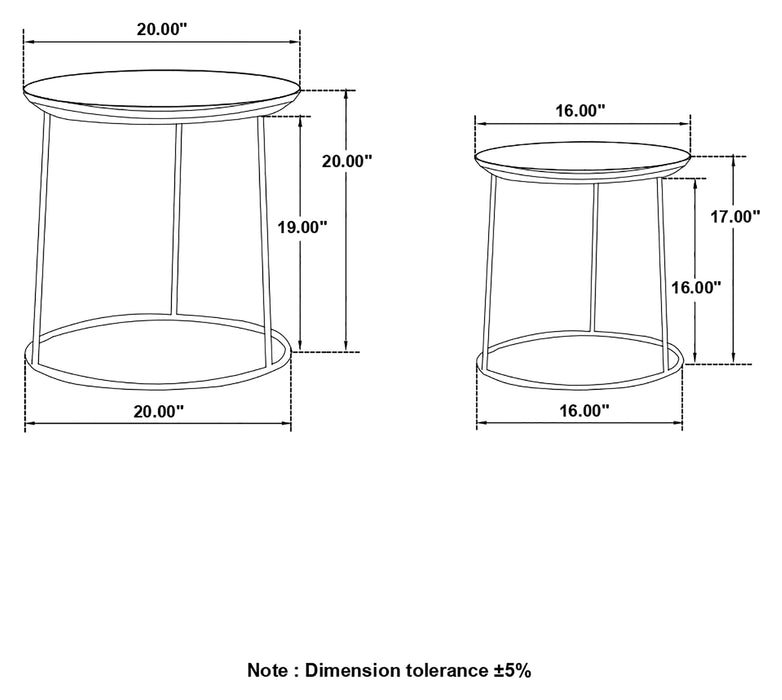 Loannis Nesting Table Set - Home Furniture And More (Brentwood, MD)