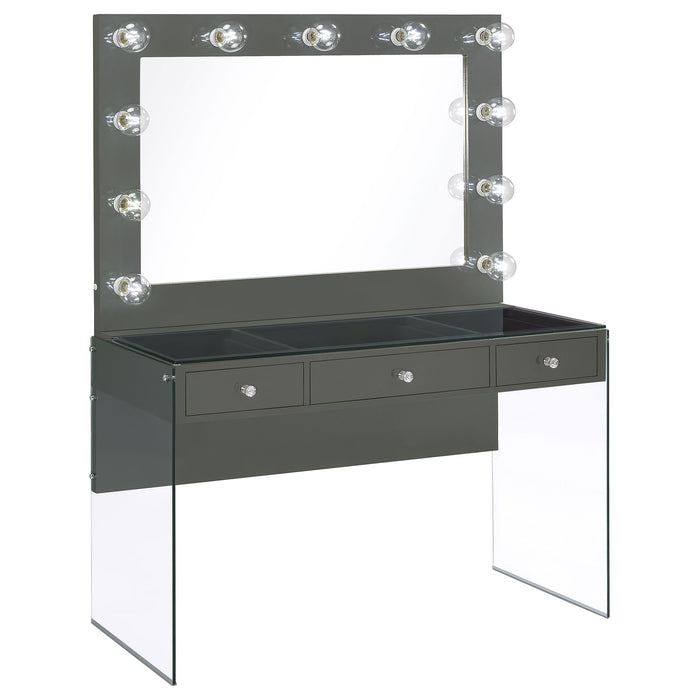 Afshan Makeup Vanity Table with LED Mirror - Home Furniture And More (Brentwood, MD)