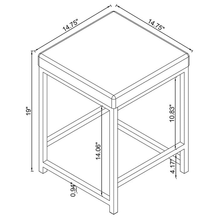 Umbridge Makeup Vanity Stool - Home Furniture And More (Brentwood, MD)